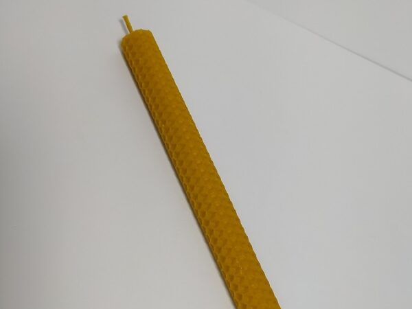 Vela de cera pura de abeja de 15 cm
