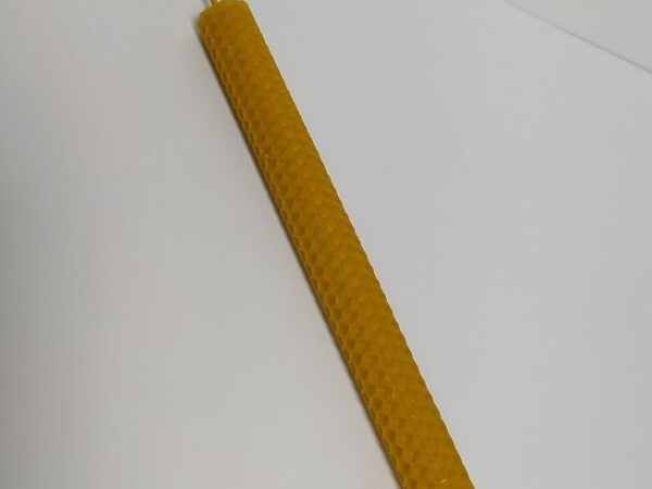 Vela de cera pura de abeja de 20 cm